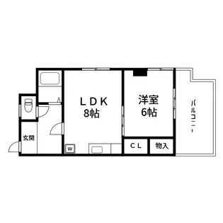 東澤マンション【5階】の間取り