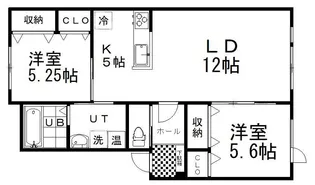 urban port sinkushiro【1階】の間取り
