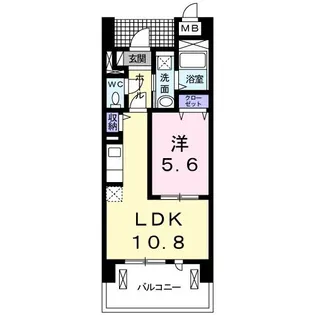 エテルノ りんくう【4階】の間取り