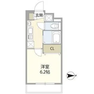 プレサンス名古屋城前ラバンカ【6階】の間取り