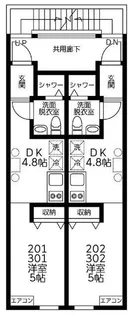 ラティス【3階】の間取り