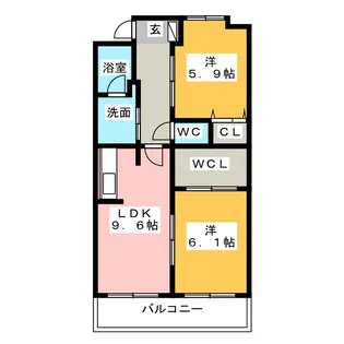 Eterno(エテルノ)【1階】の間取り