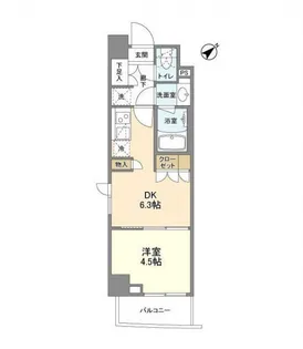 東京都品川区二葉1【マンション】の間取り
