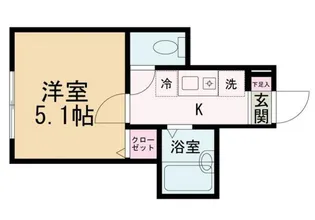 SareteFelici田園調布【1階】の間取り
