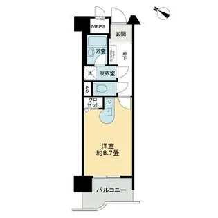 ライオンズマンション一番町【6階】の間取り