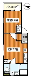 リーヴェルポート横浜南Alba【2階】の間取り