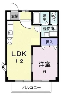 福島県伊達市梁川町青葉町【アパート】の間取り
