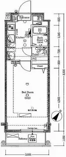 AXAS-AZEST王子【7階】の間取り