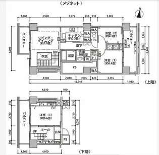 東京都江東区東雲1【マンション】の間取り