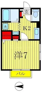 ベルアマーレ【2階】の間取り