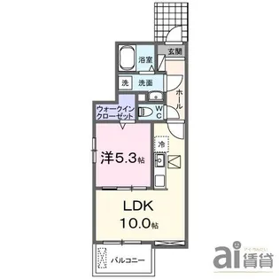 東京都東村山市美住町1【アパート】の間取り