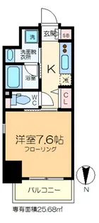 クレイシア門前仲町【3階】の間取り