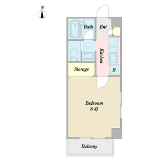 ソレアード【5階】の間取り
