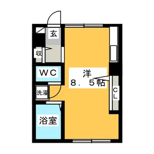 ウィステリア【1階】の間取り