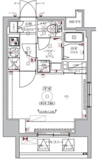 東京都墨田区東向島3【マンション】の間取り