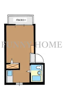 東京都目黒区東山1【アパート】の間取り