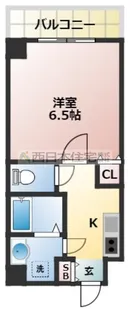 U-RO鶴橋駅前【5階】の間取り