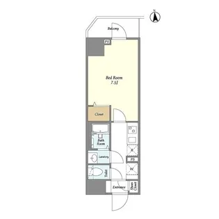 グランカーサ王子【6階】の間取り