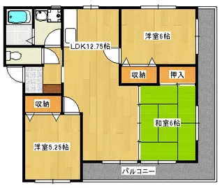 宇土スカイマンション【3階】の間取り