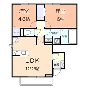 ルボア【1階】の間取り