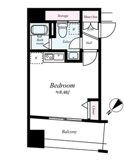 サヴォイザ・フォースフォー【11階】の間取り