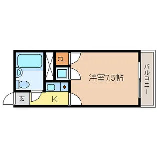 サンシティ荒町【2階】の間取り