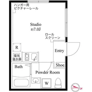 CASA PIAZZA 錦糸町【2階】の間取り