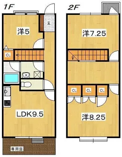 神奈川県小田原市蓮正寺【一戸建】の間取り