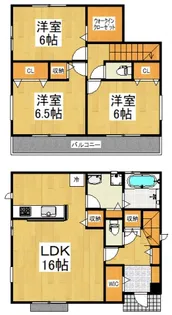 東京都小平市小川町1【一戸建】の間取り