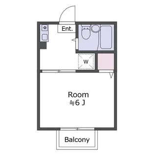 ノイシュバン世田谷【2階】の間取り