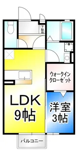 プレジール【2階】の間取り