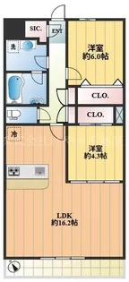 アーバン トレジャー ケヤキ【3階】の間取り