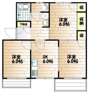 さいコーポII【2階】の間取り
