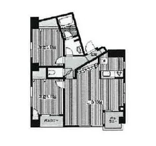 シモンズ中野【3階】の間取り