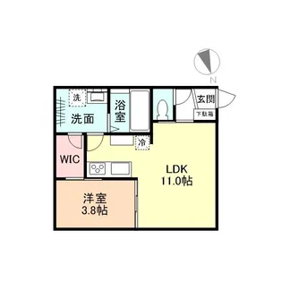 La Tour 羽広【1階】の間取り