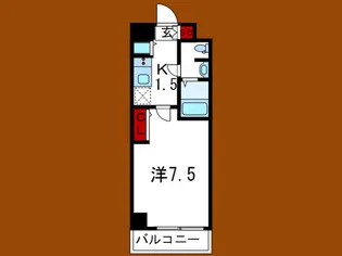 S-RESIDENCE神戸磯上通【3階】の間取り