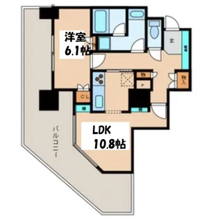 あべのグラントゥール【23階】の間取り