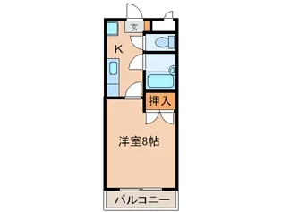 ハイツウスイ【2階】の間取り