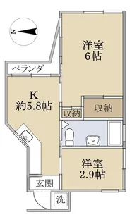 岩渕マンション【3階】の間取り