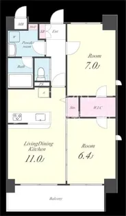 埼玉県川口市青木3【マンション】の間取り