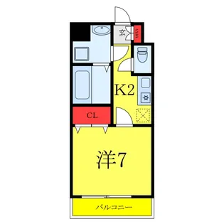 東川口弥生マンション【5階】の間取り