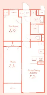 T annex【2階】の間取り