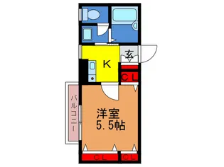 ルミエールときわ【2階】の間取り