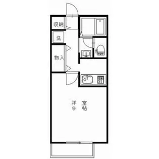 陽だまりハイツ2000 B【1階】の間取り