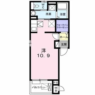 ミストラル錦が丘【1階】の間取り