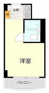 ユニハイツ勝どき【3階】の間取り