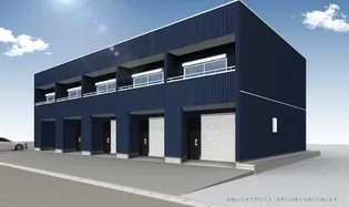 ベース ガレージ【2階】の外観