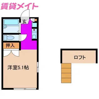 レーベンハイムII【1階】の間取り