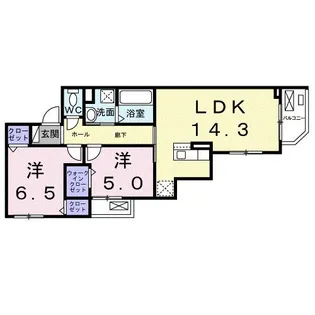 シャングリラ【3階】の間取り