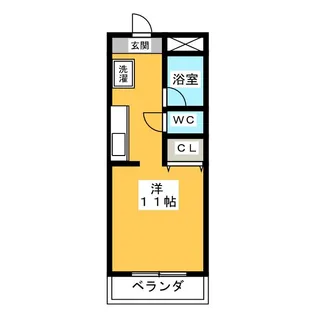 グリーンハイツ松本【3階】の間取り